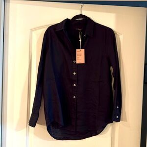 NWT Quince 100% Linen Shirt 🖤 S